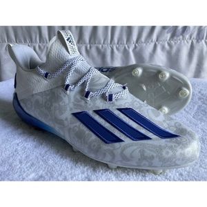 Adidas Adizero Young King Blue/White Football Cleats FU6707 Mens Size 13